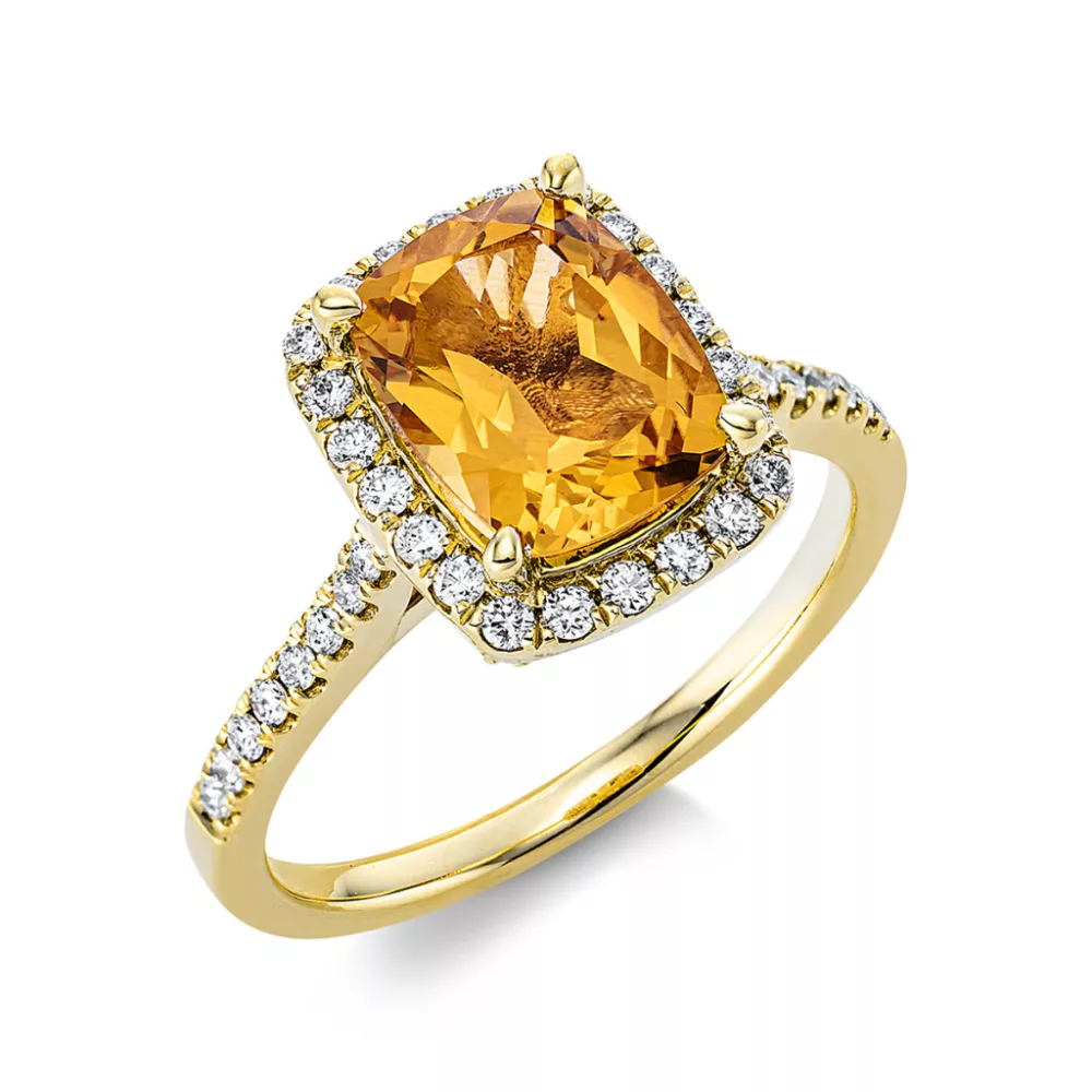 Yellowgold Citrine Ring