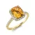 Yellowgold Citrine Ring