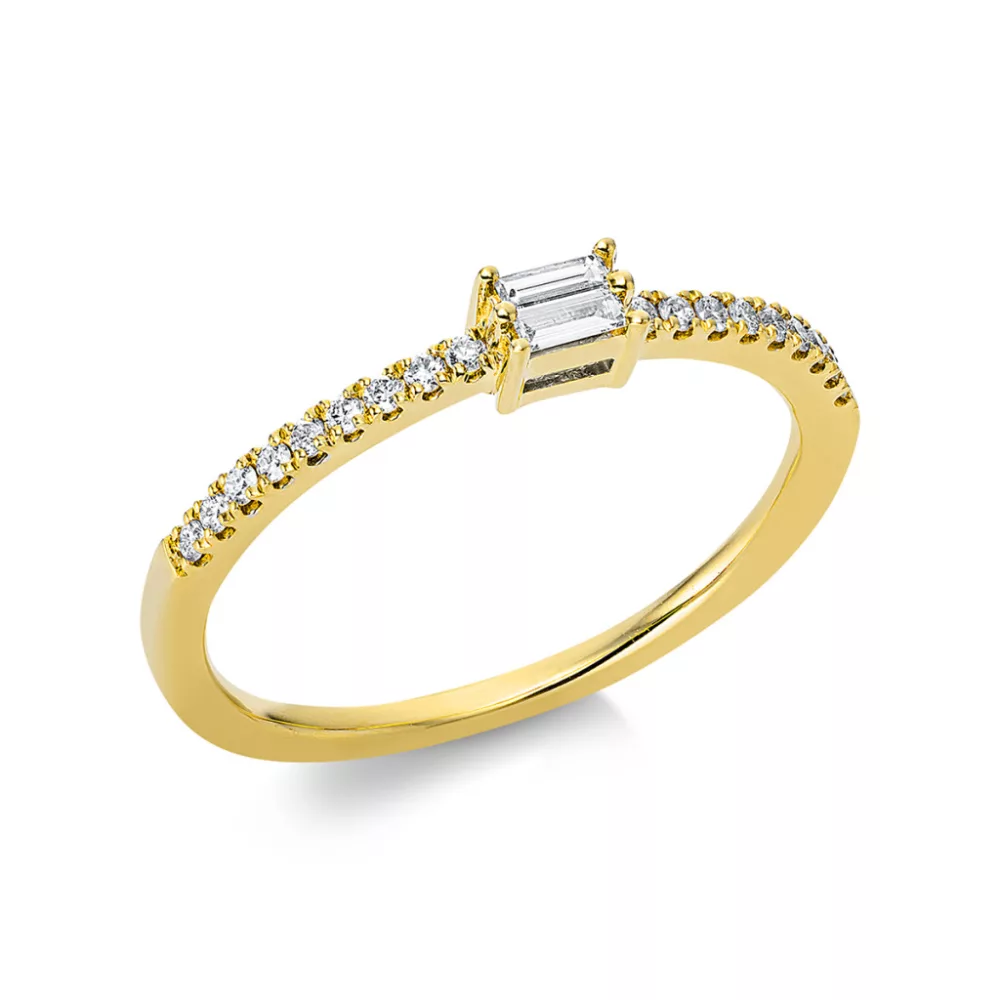 Yellowgold Diamond Ring