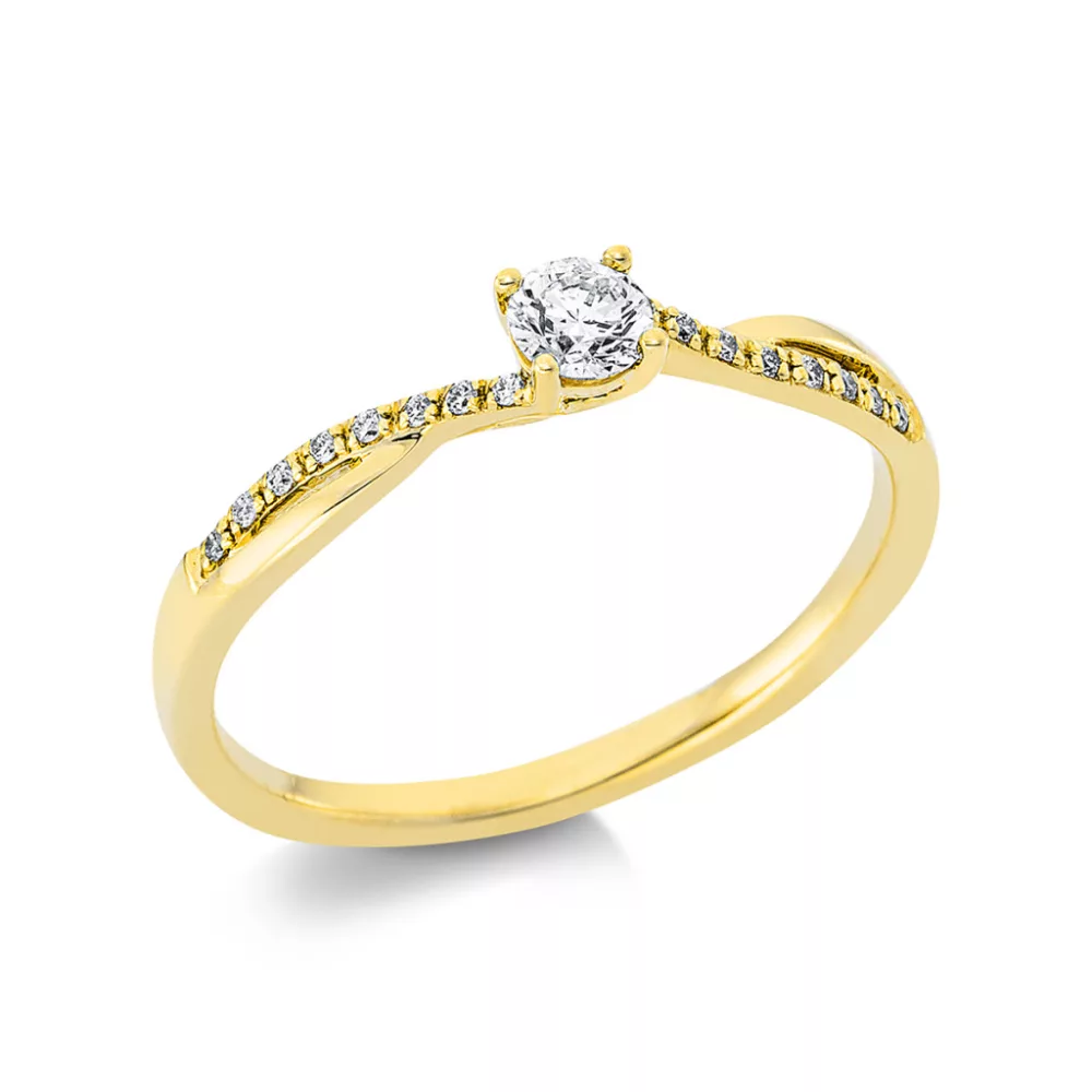 Yellowgold Diamond Ring