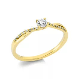 Yellowgold Diamond Ring
