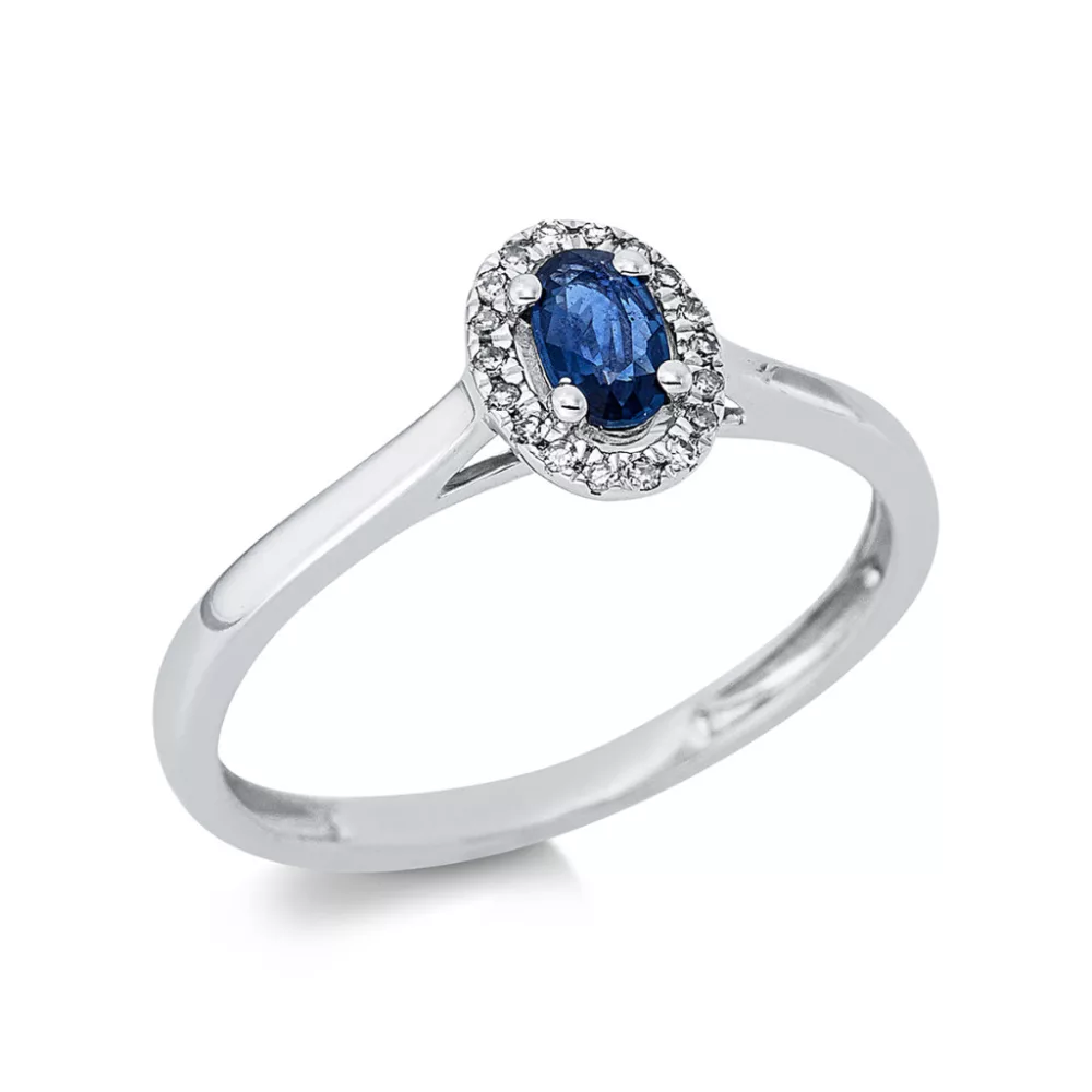 Whitegold Sapphire Ring