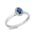 Whitegold Sapphire Ring