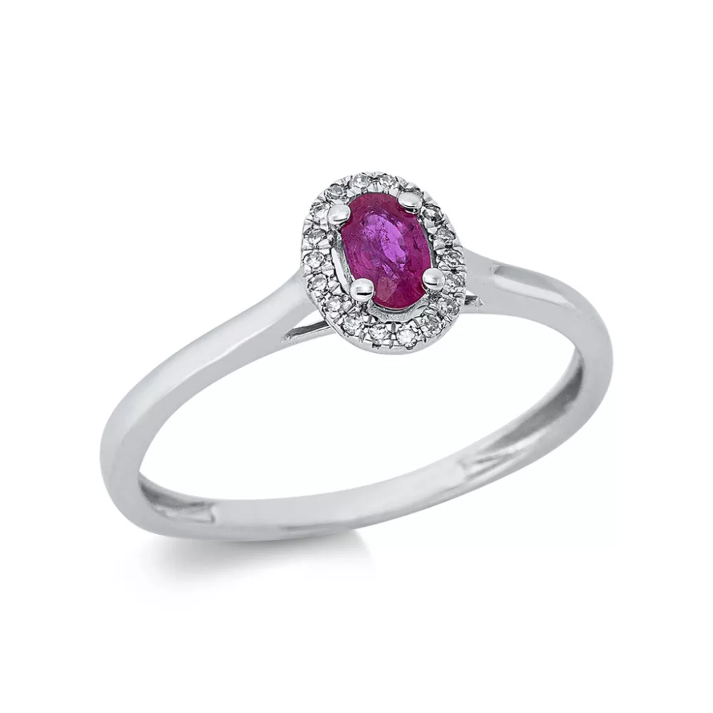 Whitegold Ruby Ring