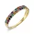 Yellowgold Multicolor Ring