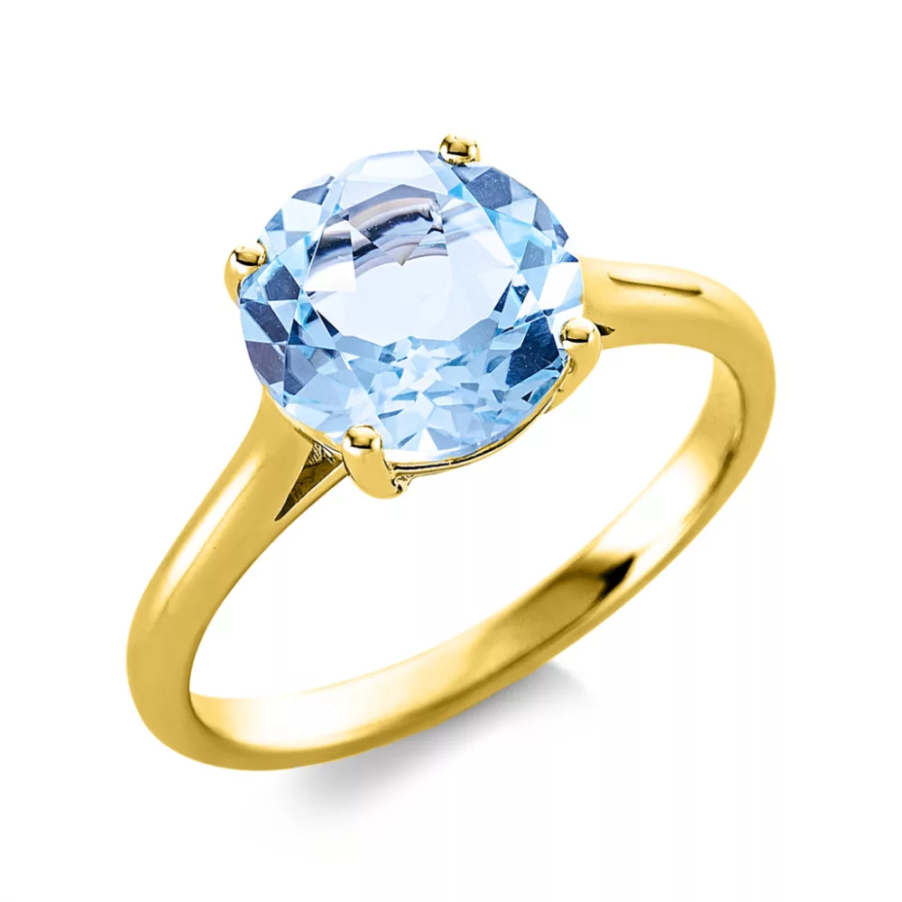 Yellowgold Topaz Ring