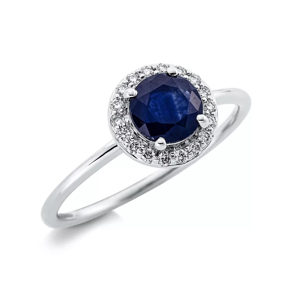 Whitegold Sapphire Ring