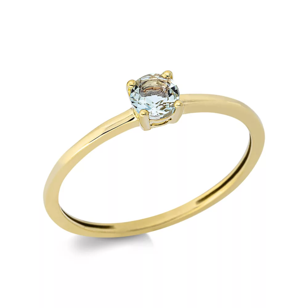 Yellowgold Amethyst Ring