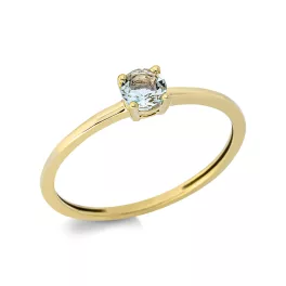 Yellowgold Amethyst Ring