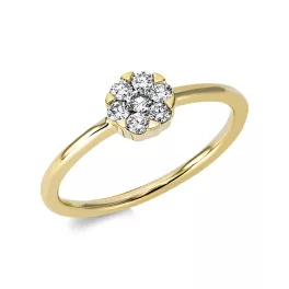 Yellowgold Diamond Ring