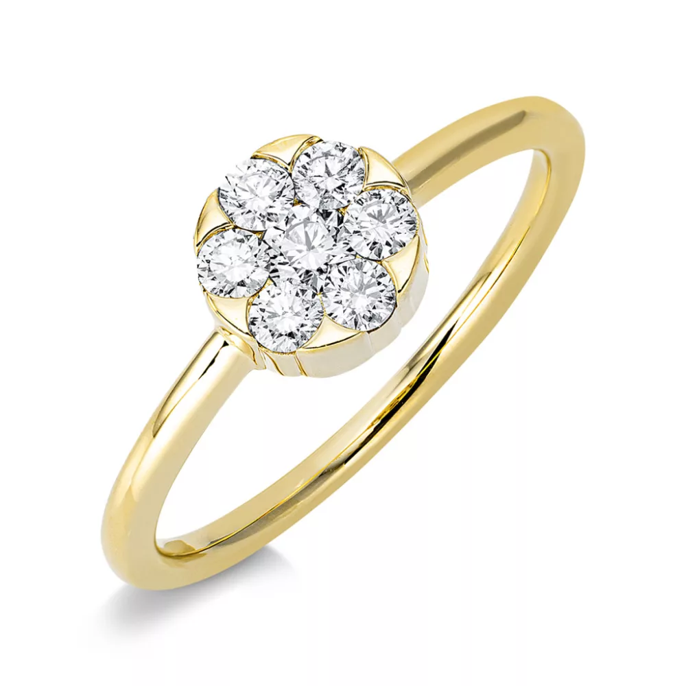 Yellowgold Diamond Ring