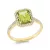 Yellowgold Peridot Ring