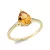 Yellowgold Citrine Ring