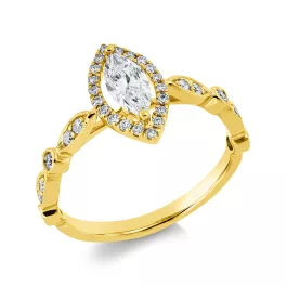 Yellowgold Diamond Ring