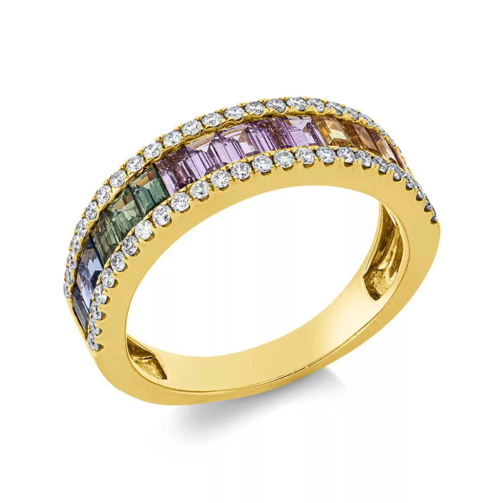 Yellowgold Sapphire Ring