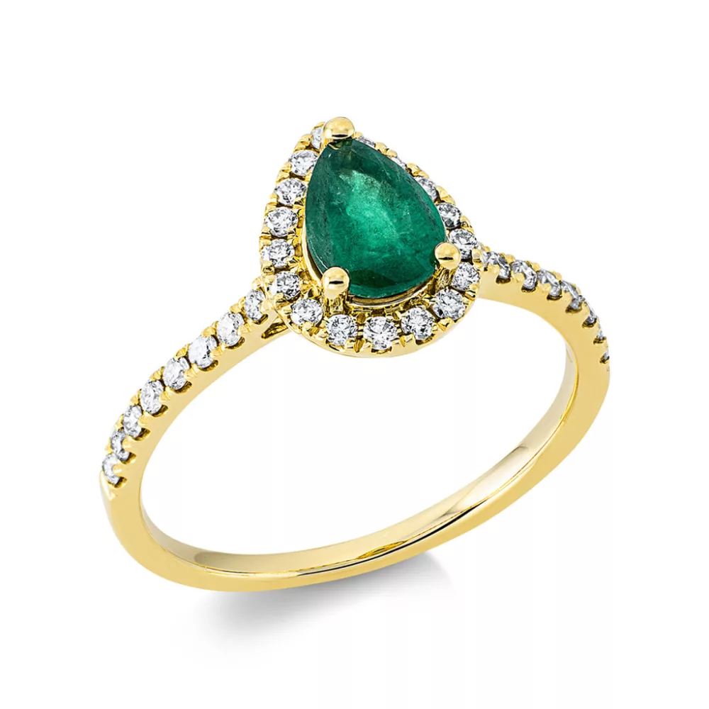 Yellowgold Emerald Ring