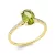 Yellowgold Peridot Ring