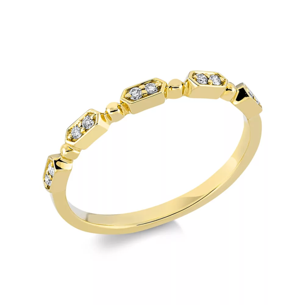 Yellowgold Diamond Ring