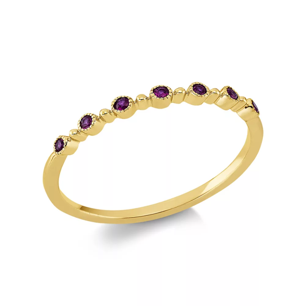 Yellowgold Ruby Ring