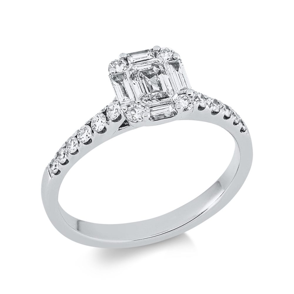 Fehérarany Gyémánt Gyűrű