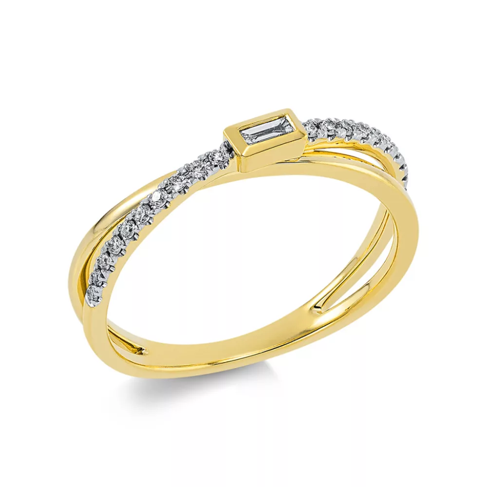 Yellowgold Diamond Ring