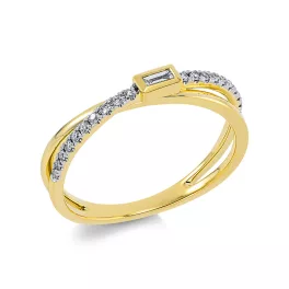 Yellowgold Diamond Ring