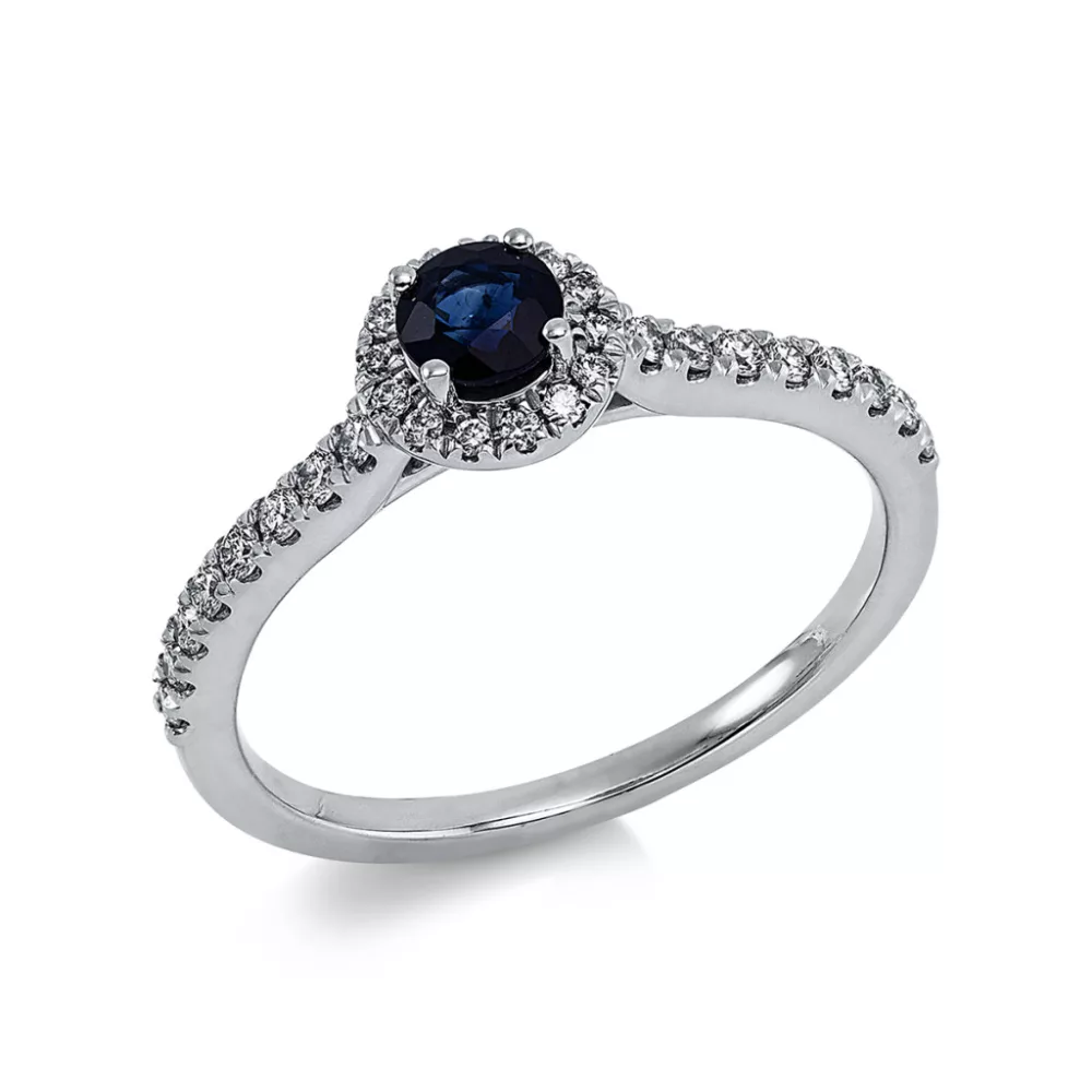 Whitegold Sapphire Ring