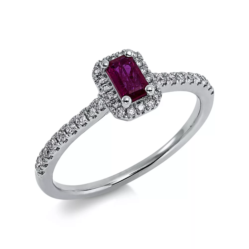 Whitegold Ruby Ring