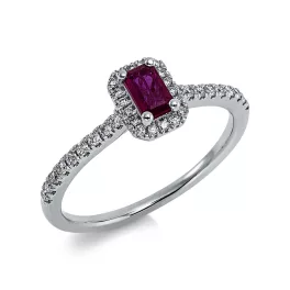 Whitegold Ruby Ring