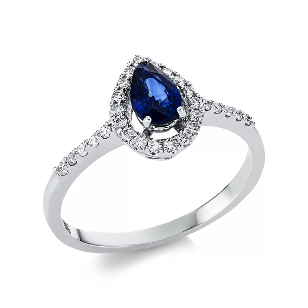 Whitegold Sapphire Ring