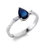 Whitegold Sapphire Ring