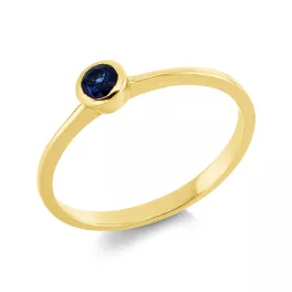 Yellowgold Sapphire Ring