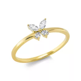 Yellowgold Diamond Ring