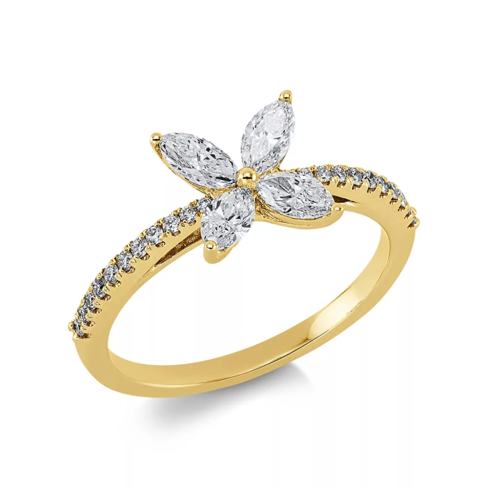 Yellowgold Diamond Ring