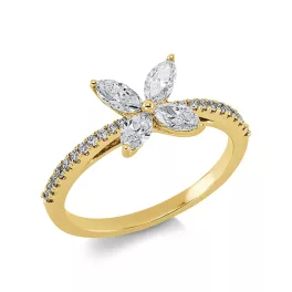 Yellowgold Diamond Ring