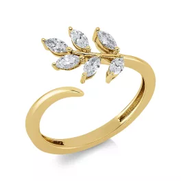 Yellowgold Diamond Ring