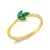 Yellowgold Emerald Ring