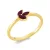 Yellowgold Ruby Ring