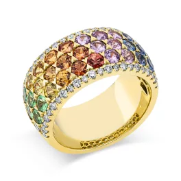 Yellowgold Sapphire Ring