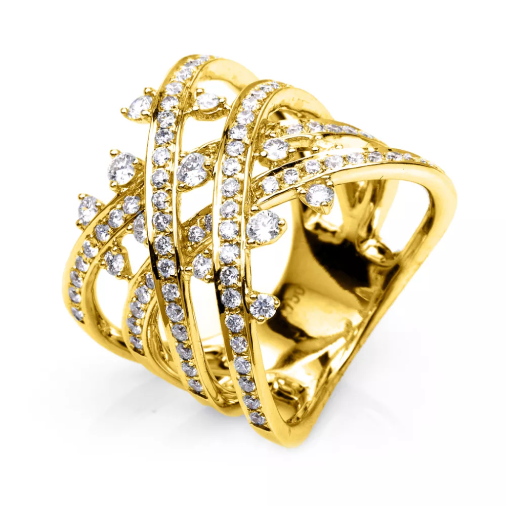 Yellowgold Diamond Ring