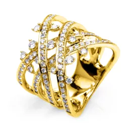 Yellowgold Diamond Ring