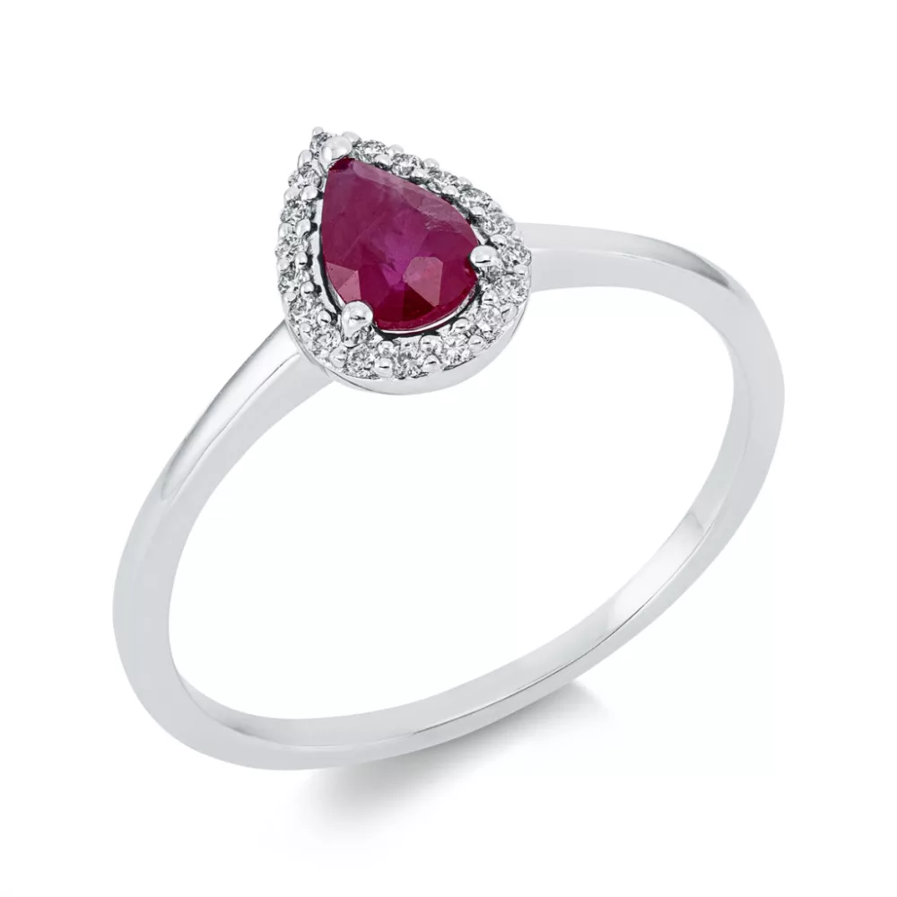 Whitegold Ruby Ring