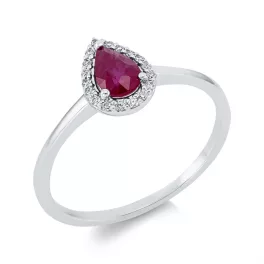 Whitegold Ruby Ring