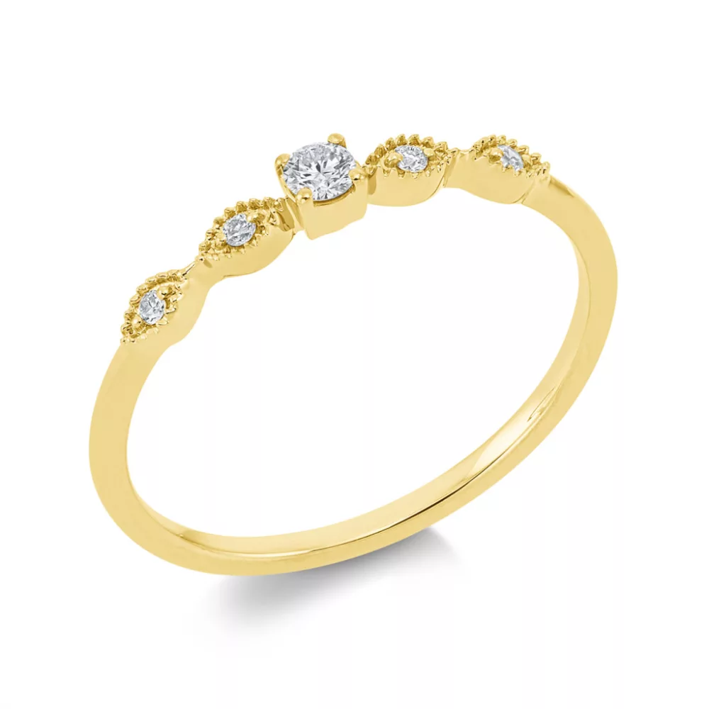 Yellowgold Diamond Ring