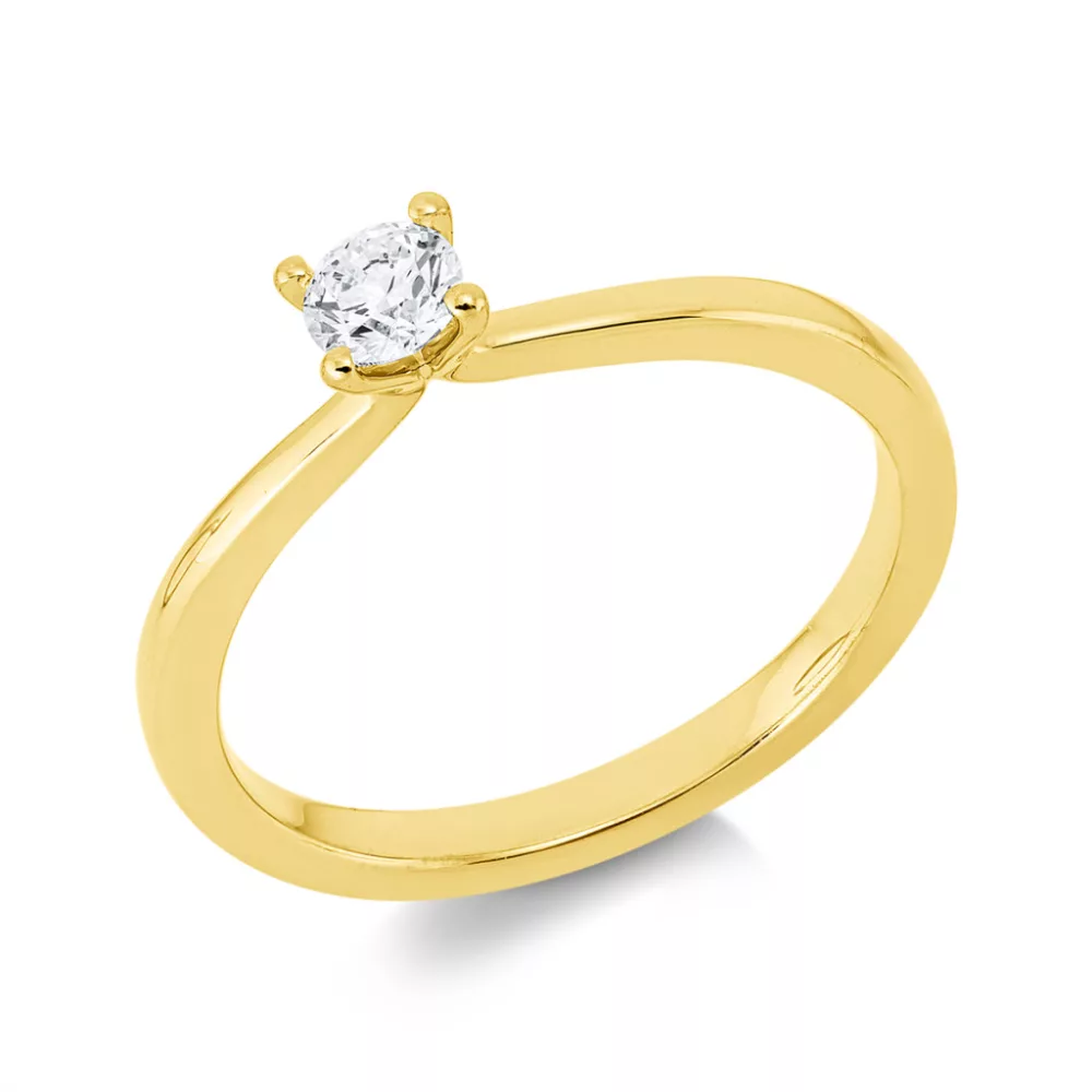 Yellowgold Diamond Ring
