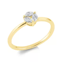 Yellowgold Diamond Ring