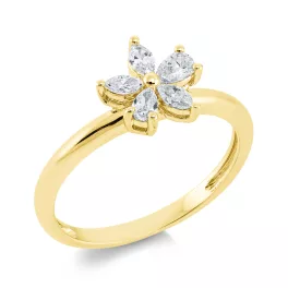 Yellowgold Diamond Ring