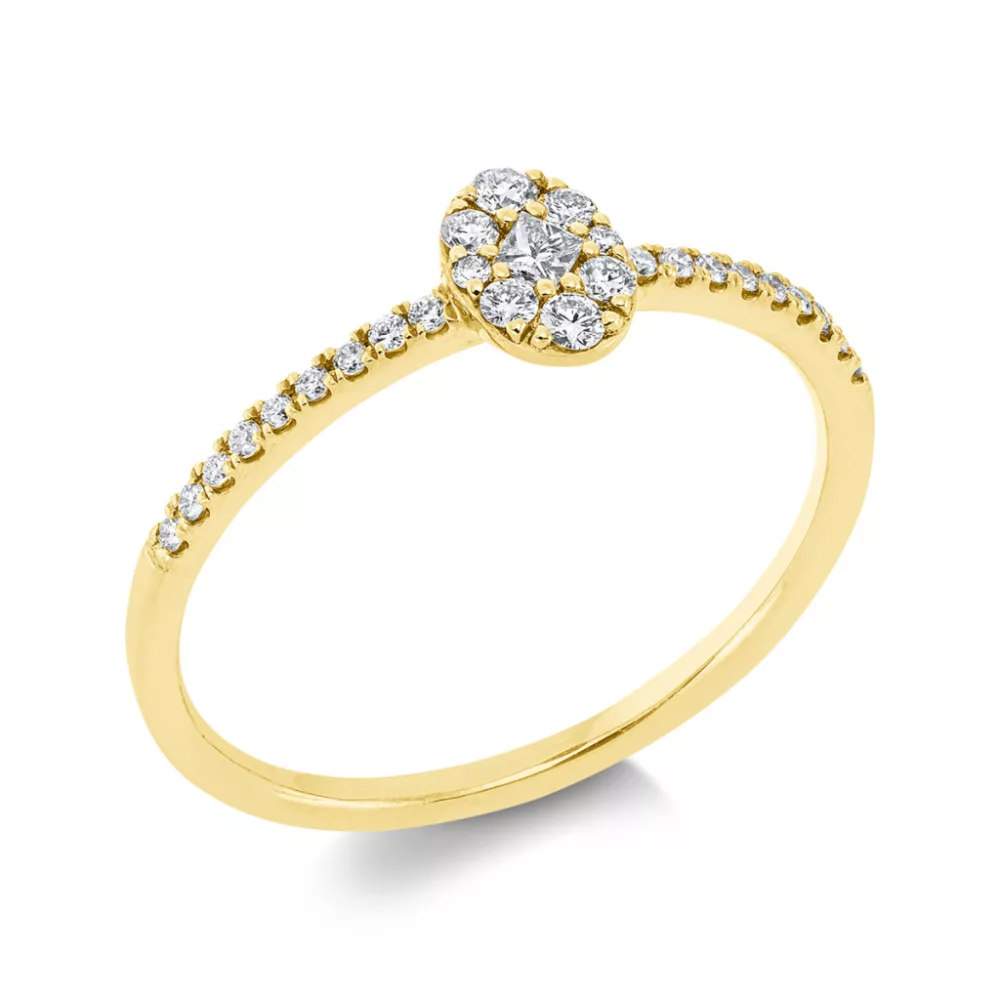 Yellowgold Diamond Ring