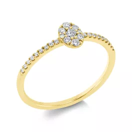 Yellowgold Diamond Ring