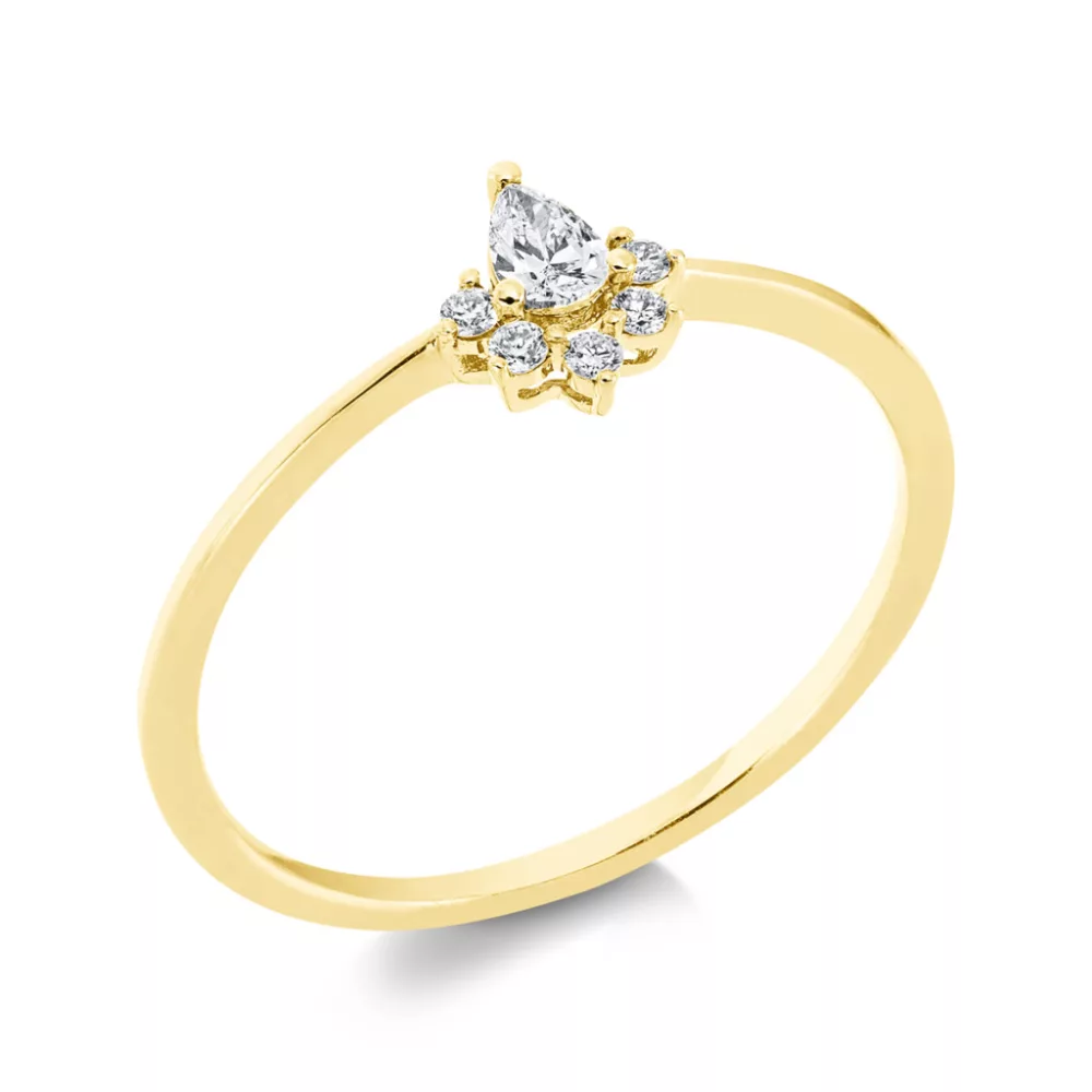 Yellowgold Diamond Ring